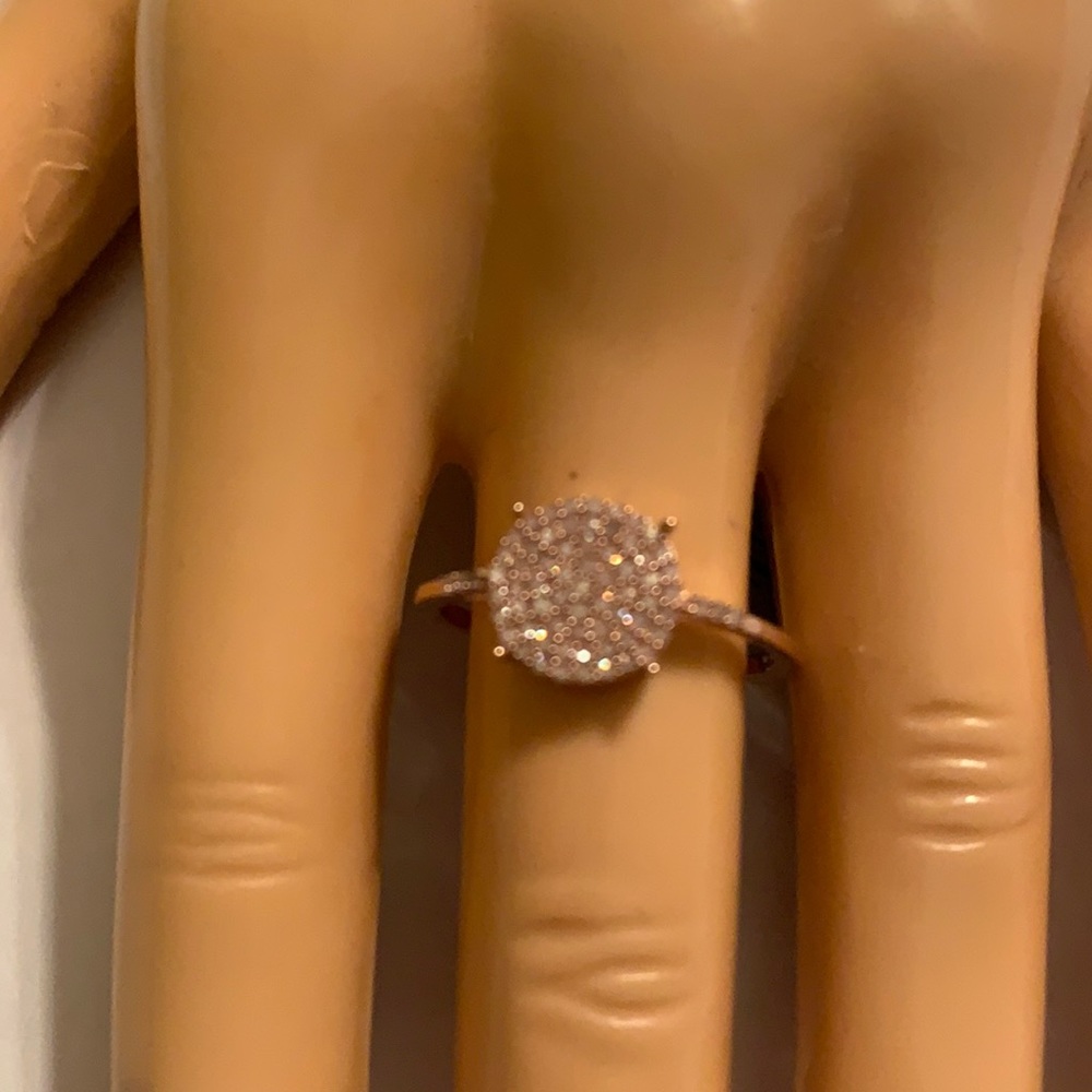 PINK DIAMOND RING, SIZE 8 - Picture 2 of 11